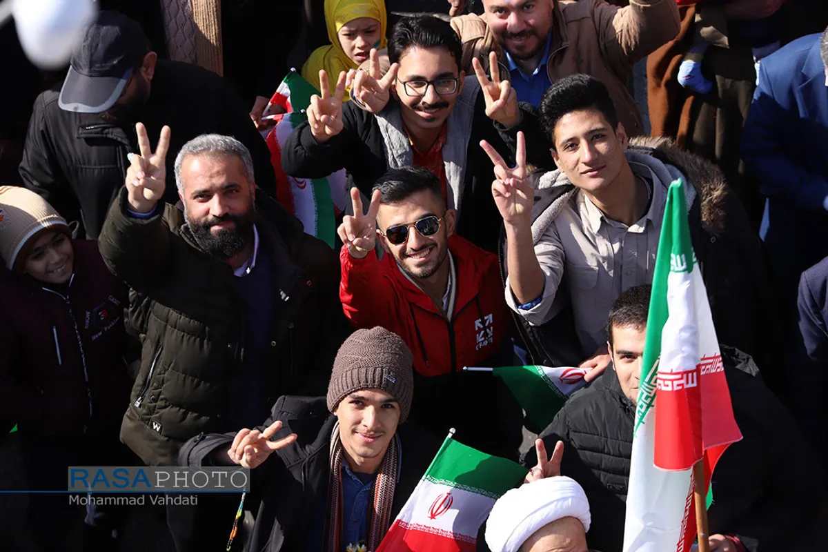 راهپیمایی باشکوه مردم قم در جشن پیروزی انقلاب
