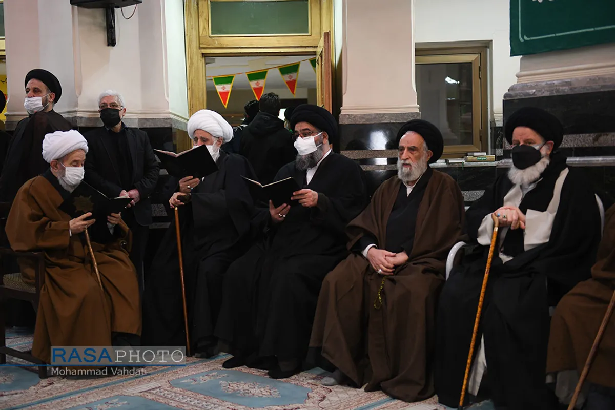 تشییع حضرت آیت الله صافی گلپایگانی در قم