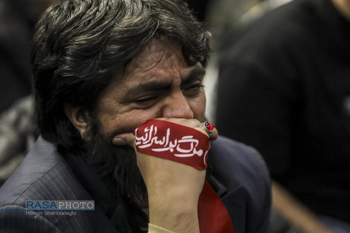 مراسم وداع با پیکر ۸ شهید حملات آمریکایی صهیونیستی اخیر به شهر مقدس قم