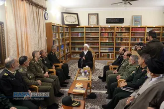 سفر سردار باقری رئیس ستاد کل نیرو&zwnj;های مسلح به قم و دیدار با مراجع تقلید