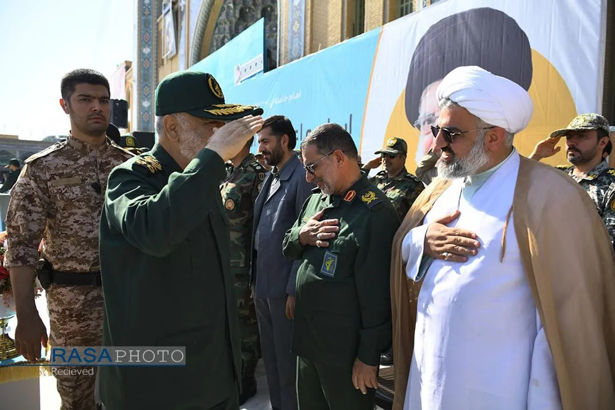 صبحگاه مشترک نیروی&zwnj;های مسلح در مسجد مقدس جمکران