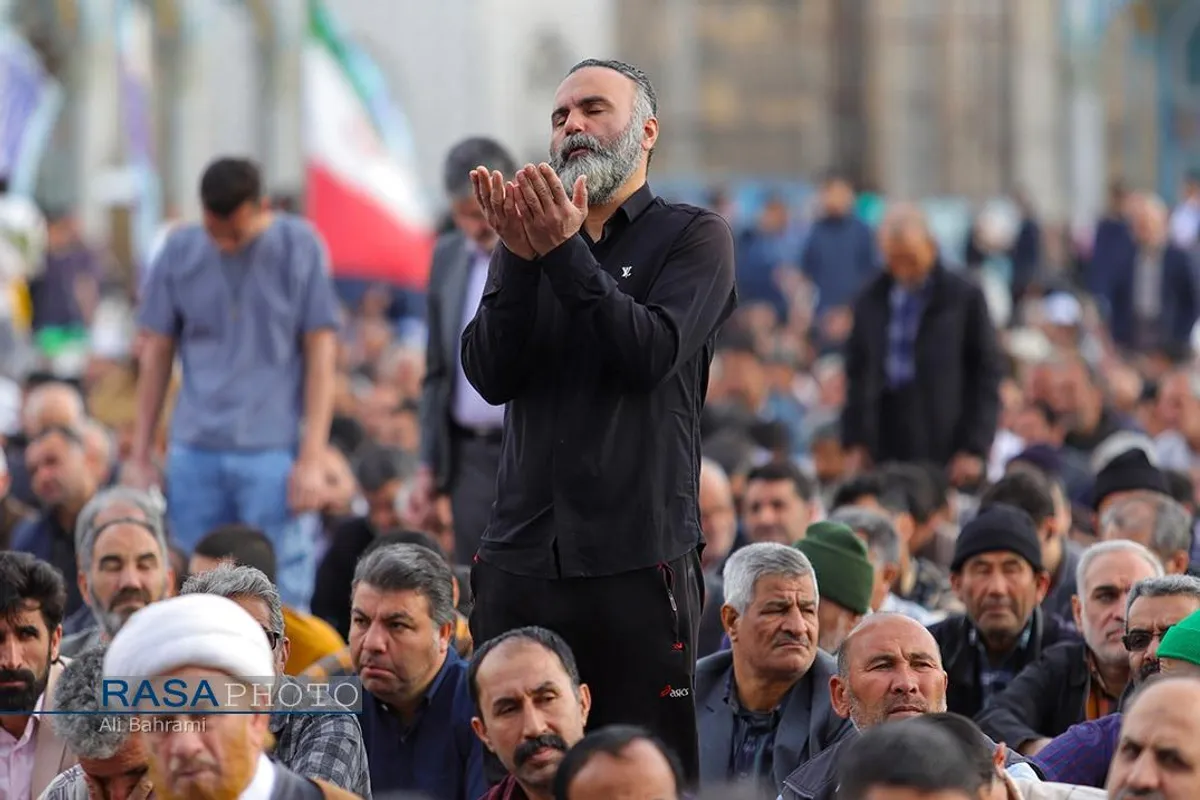 اقامه نماز عید سعید فطر در مسجد مقدس جمکران
