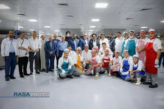 بازدید نماینده ولی فقیه در امور حج و زیارت از آشپزخانه دخیل در مدینه منوره