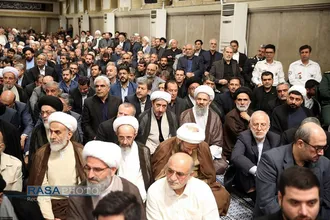 مراسم تنفیذ حکم چهاردهمین دوره ریاست جمهوری اسلامی ایران&zwnj; توسط رهبر انقلاب