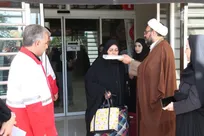 خدمت‌رسانی تیم درمانی هلال احمر چهارمحال و بختیاری در کربلای معلی
