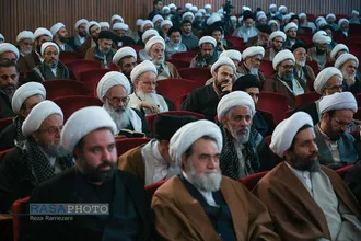 نشست تشکل اساتید سطوح عالی و خارج حوزه علمیه با موضوع "طوفان الاقصی و تحولات جهانی"