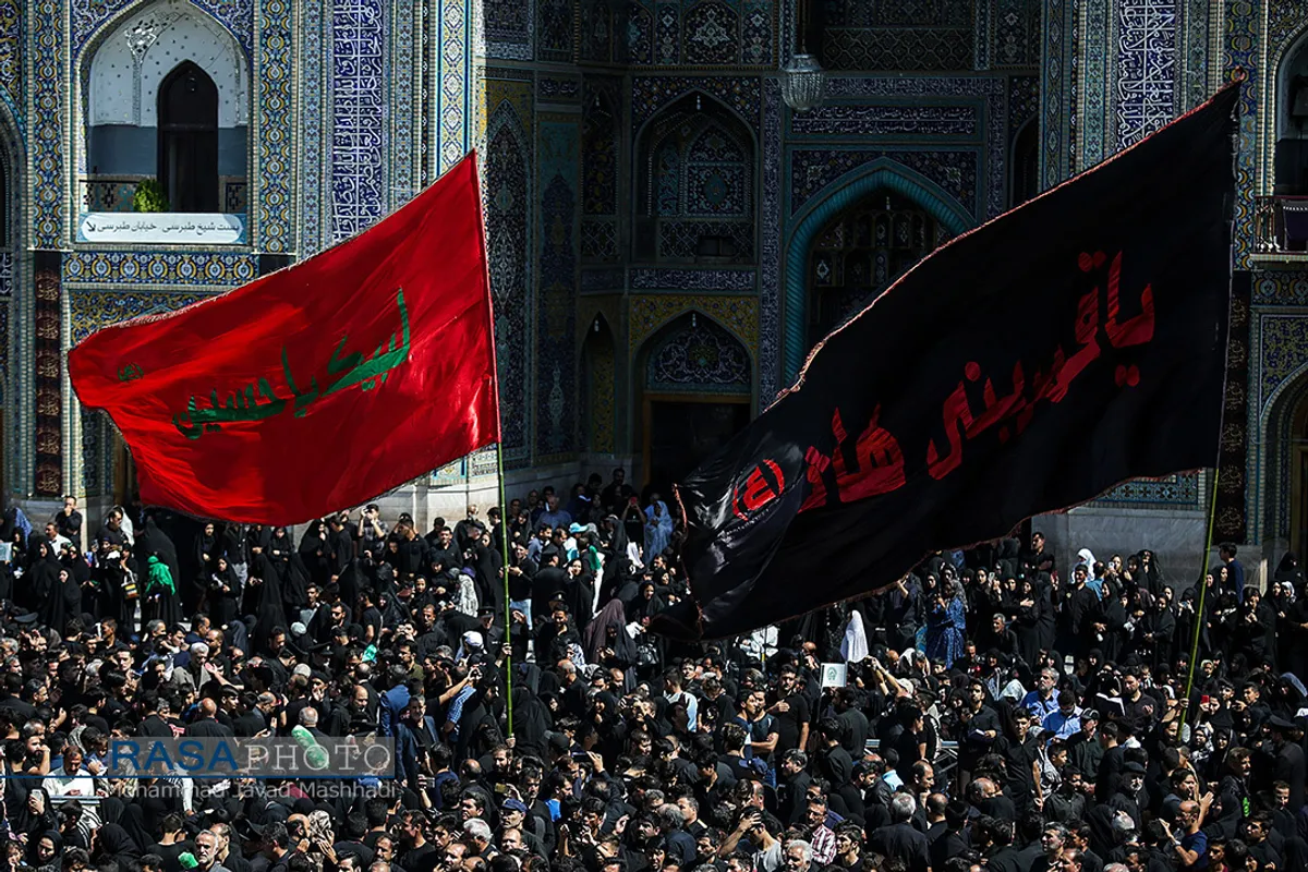 عزاداری روز تاسوعا در حرم مطهر رضوی | عکس&zwnj;های منتخب خبرگزاری رسا از عزاداری دهه اول محرم ۱۳۹۸