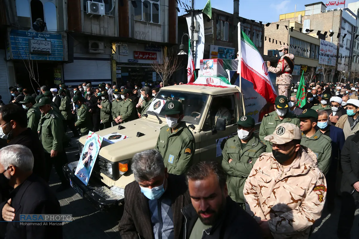 تشییع پیکر مطهر سردار مهدی مهدوی نژاد