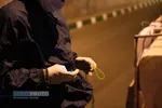 ضدعفونی معابر شهر قم توسط جوانان بسیجی و طلاب