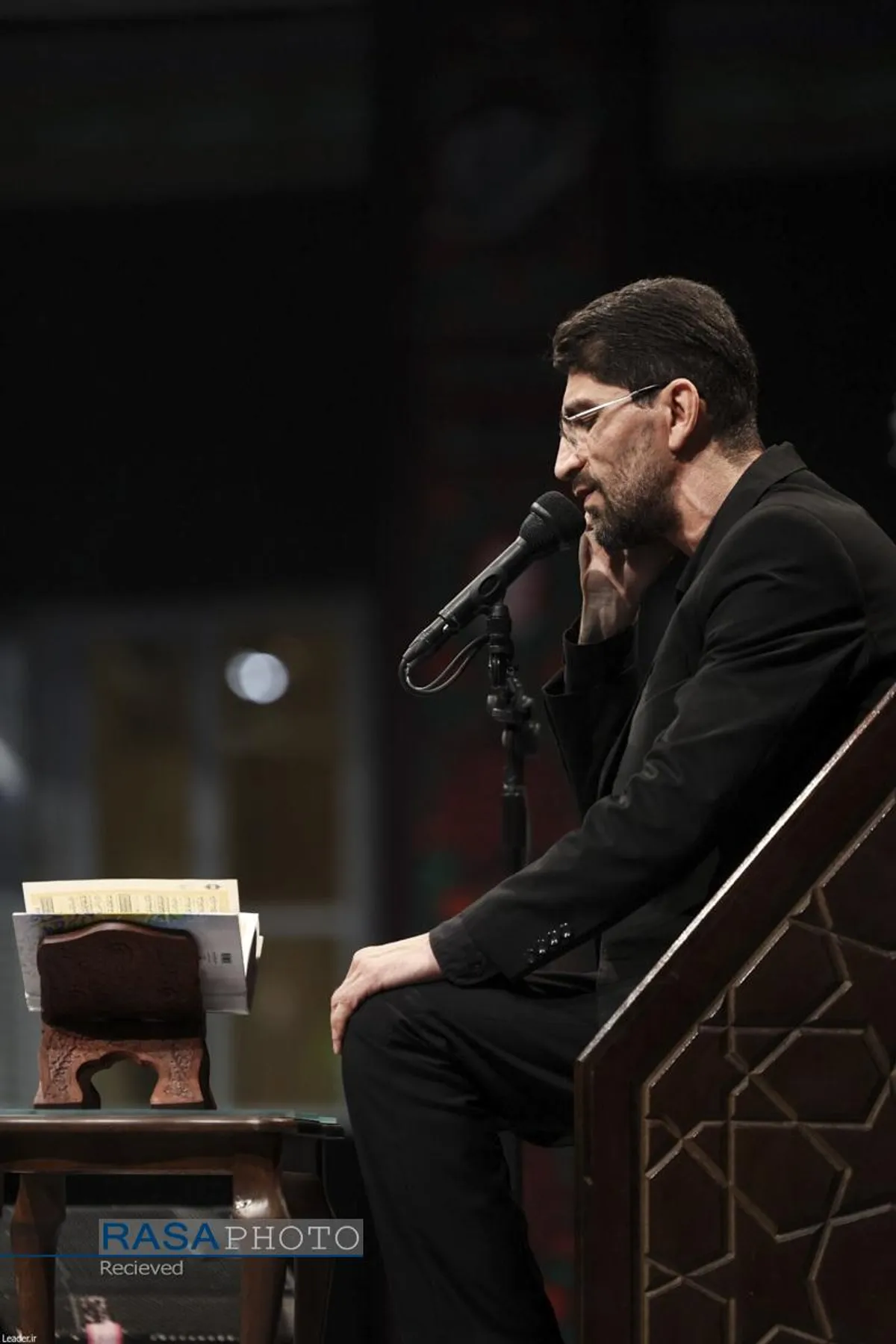 اولین شب مراسم عزاداری ماه محرم در جوار محل عروج ملکوتی امام شهید انقلاب