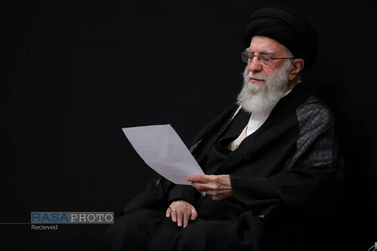 مراسم عزاداری روز اربعین هیئت&zwnj;های دانشجویی در حضور رهبر انقلاب