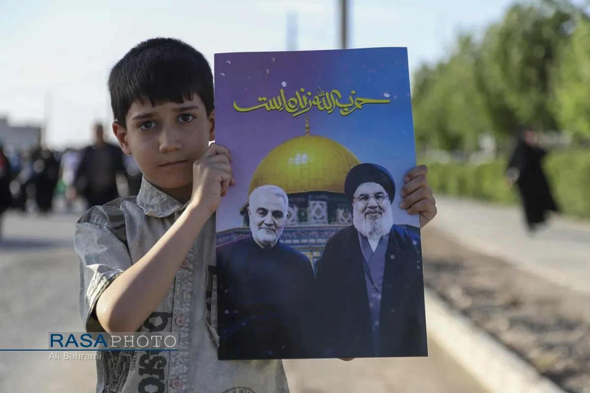 اجتماع بزرگ مردمی انا علی العهد
