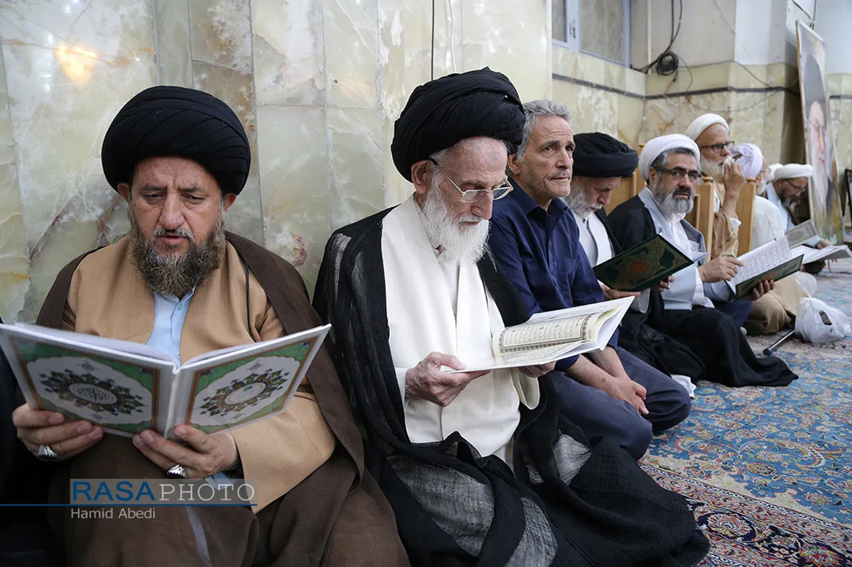 مراسم ختم آیت الله محقق کابلی از سوی رهبر انقلاب