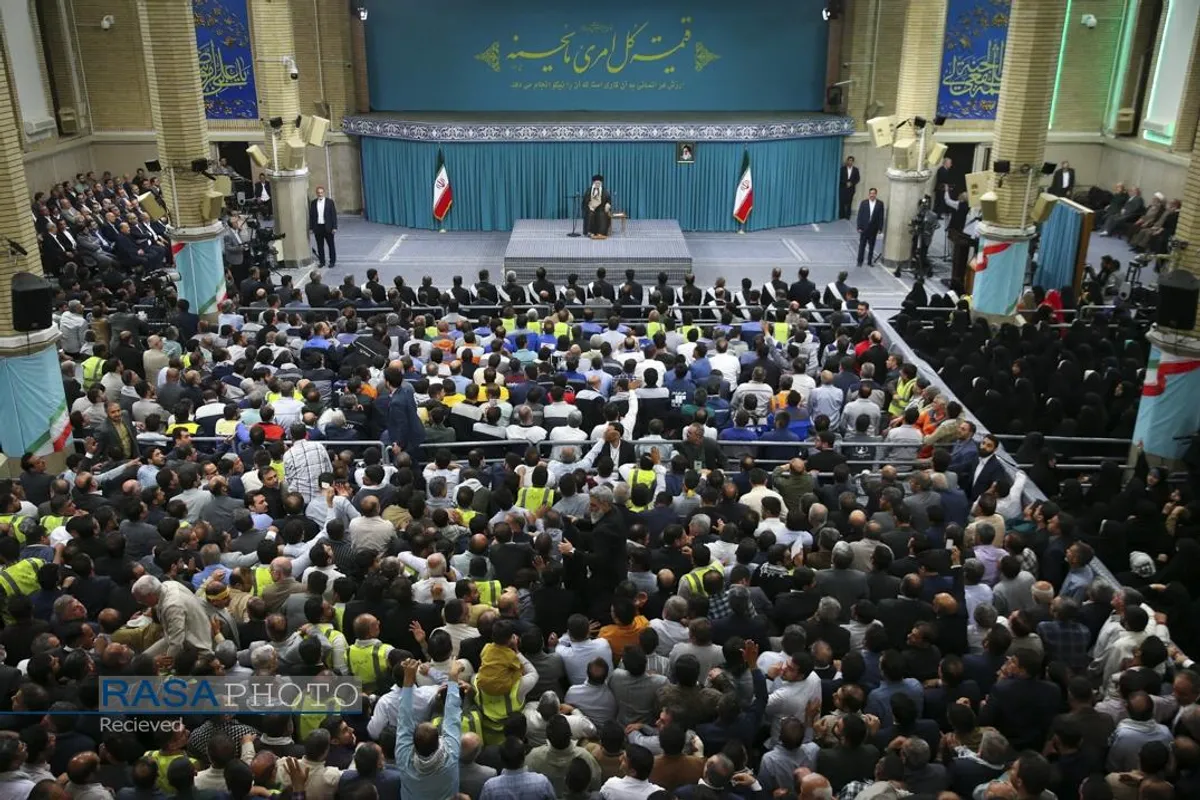 دیدار کارگران با رهبر معظم انقلاب
