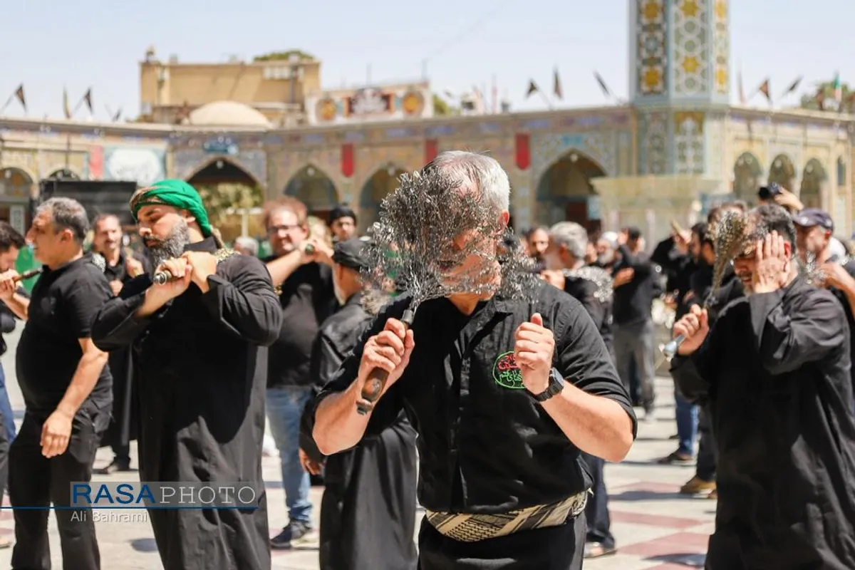 عزاداری روز شهادت حضرات پیامبر اعظم و امام حسن مجتبی (علیهما&zwnj;السلام) در قم