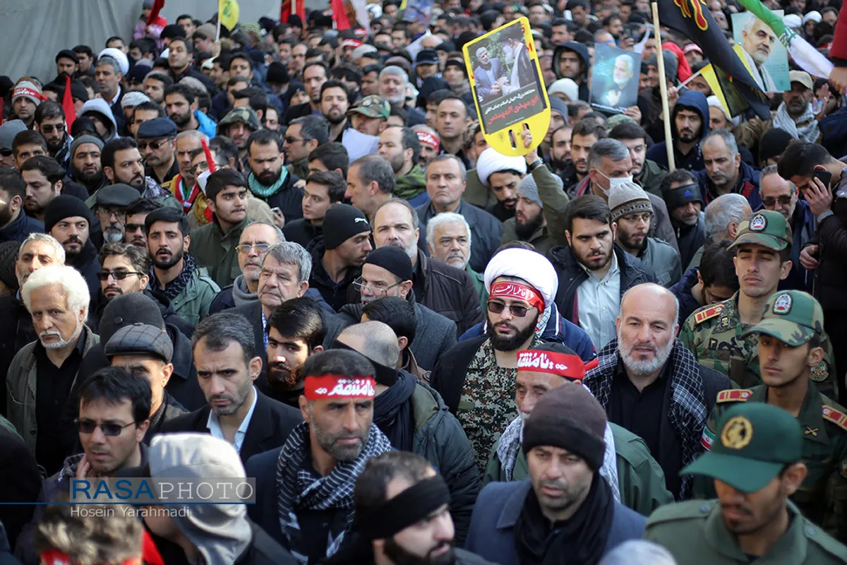تشییع باشکوه سپهبد شهید حاج قاسم سلیمانی در تهران