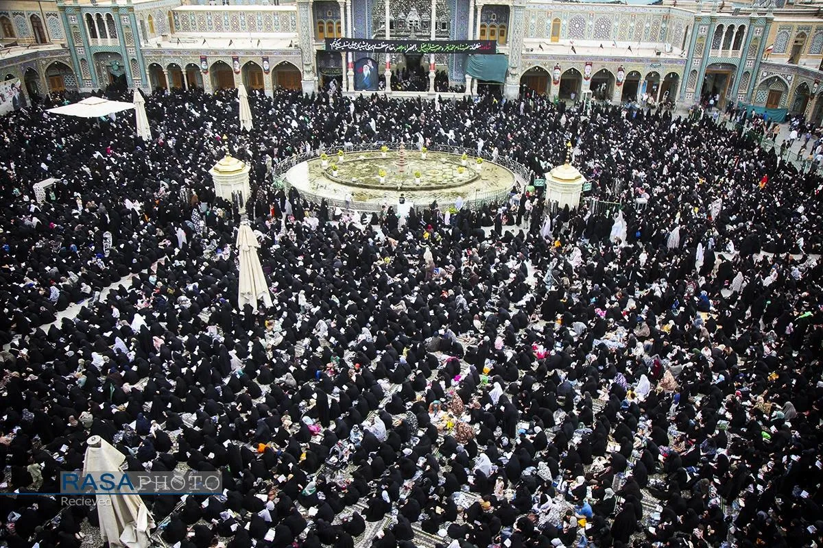 مراسم قرائت دعای عرفه در حرم کریمه اهل&zwnj;بیت (س)