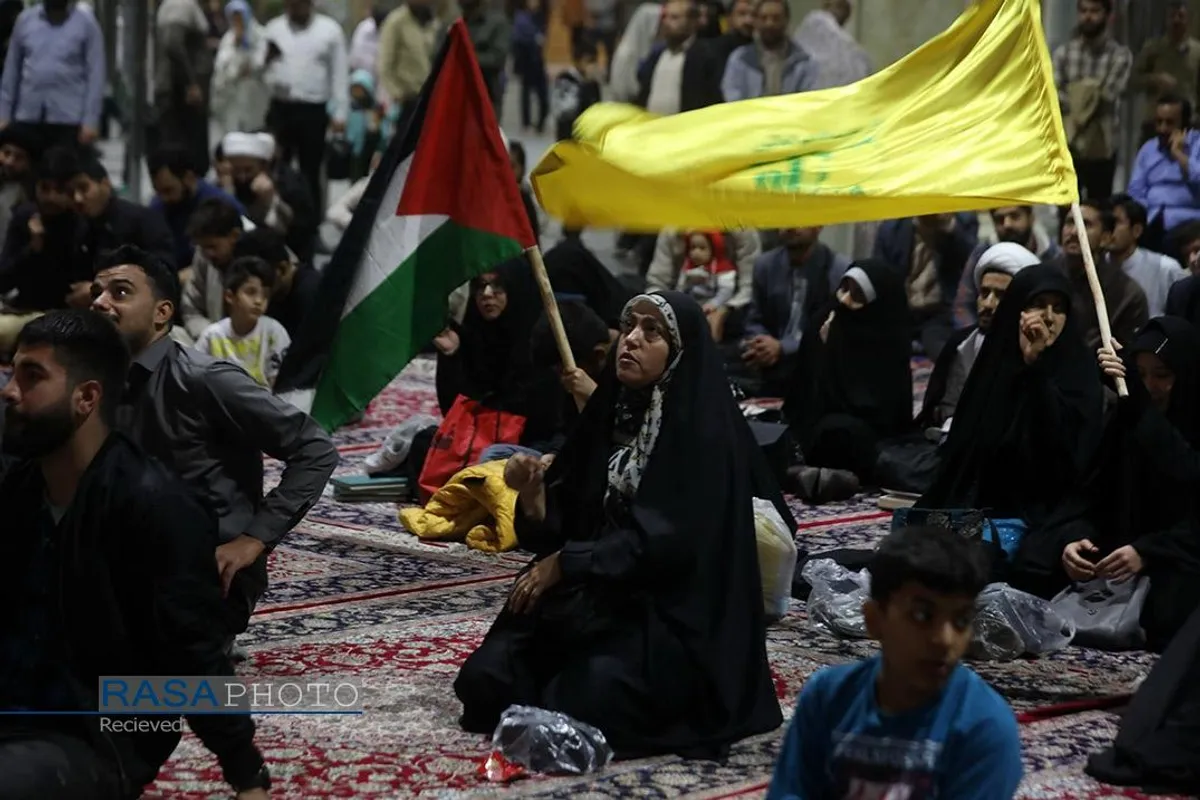 پخش سخنرانی سید حسن نصرالله در حرم حضرت معصومه (س)