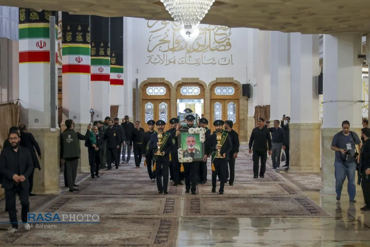 تشییع سپهبد شهید سید عبدالرحیم موسوی در قم