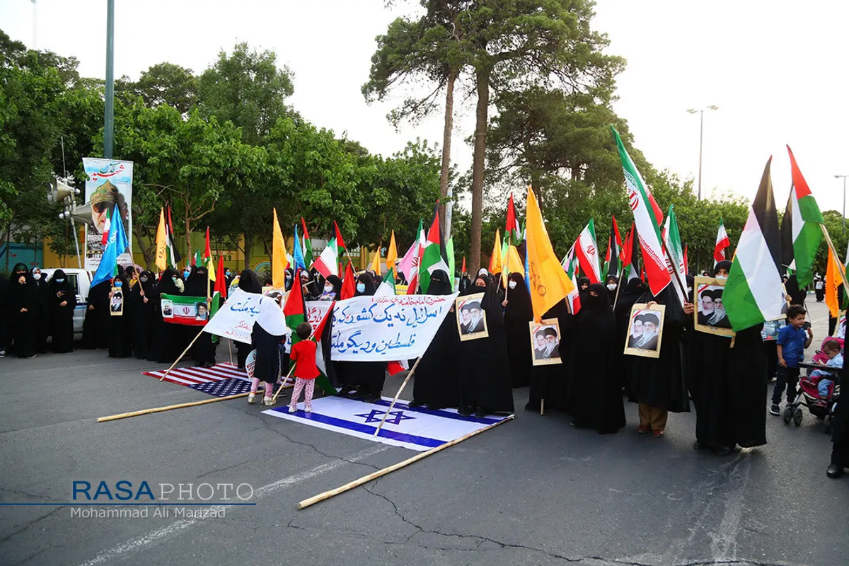 قم | جشن پیروزی&zwnj; جبهه مقاومت در نبرد غزه
