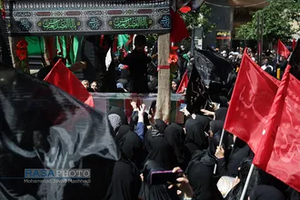 تشییع شهید و عزاداری روز شهادت حضرت امام جعفر صادق (علیه السلام) در مشهد