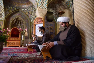 ترتیل خوانی و تفسیر قرآن کریم با حضور نماینده ولی فقیه در استان فارس