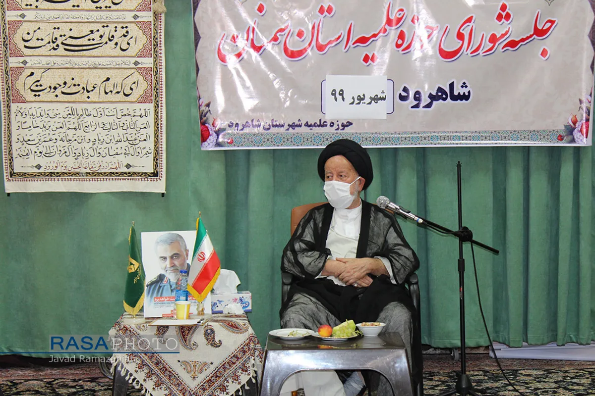 جلسه شورای عالی حوزه&zwnj;های علمیه استان سمنان&lrm;