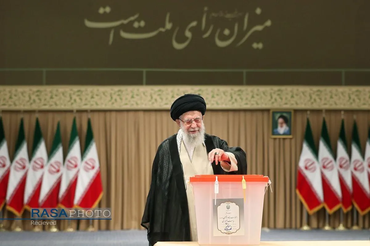 مشارکت مقام معظم رهبری در دور دوم انتخابات ریاست جمهوری سال ۱۴۰۳
