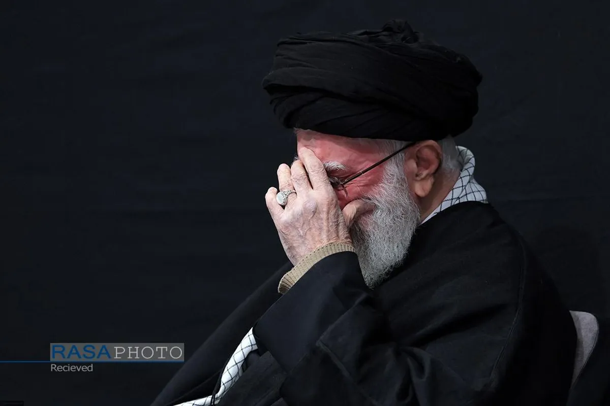 عزاداری شام شهادت حضرت فاطمه&zwnj;زهرا (سلام&zwnj;الله&zwnj;علیها) با حضور رهبر انقلاب