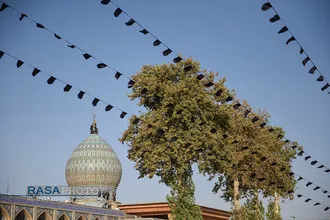 آئین تعویض پرچم حرم حضرت احمد&zwnj;بن&zwnj;موسی الکاظم (ع) در شراز