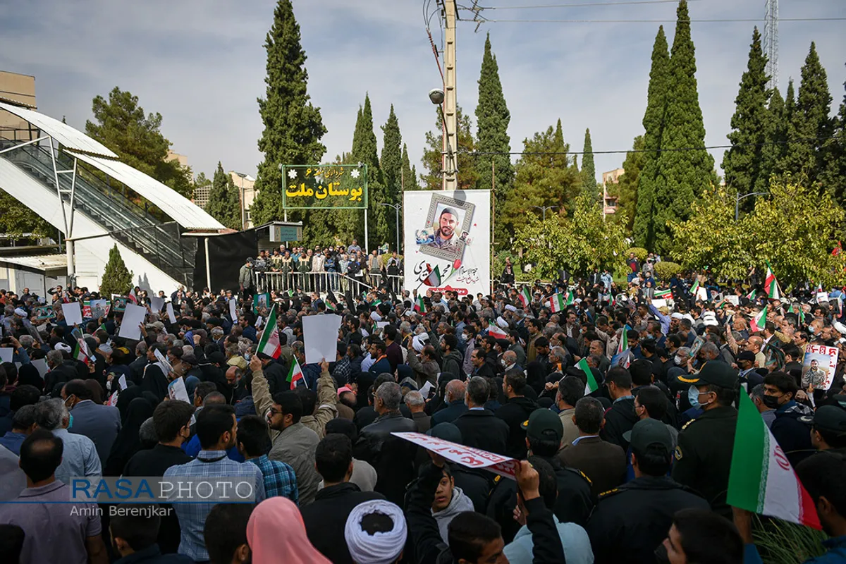 تشییع شهید مدافع امنیت حجت&zwnj;الاسلام &laquo;محمد مؤیدی&raquo; در شیراز&lrm;&lrm;