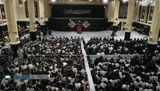عزاداری هیئت&zwnj;های دانشجویی در روز اربعین حسینی (ع) با حضور رهبر انقلاب