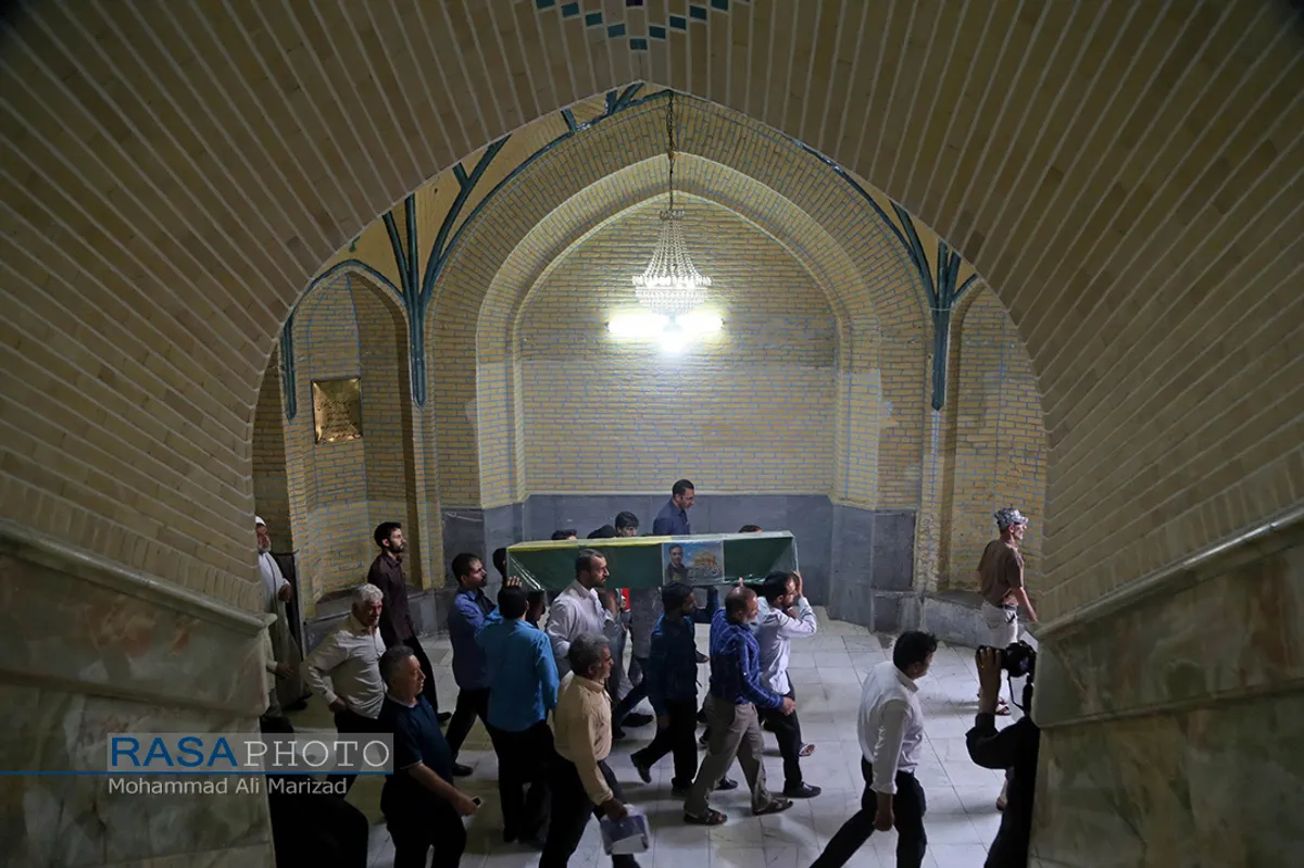 تشییع پیکر مطهر دو شهید مدافع حرم در قم