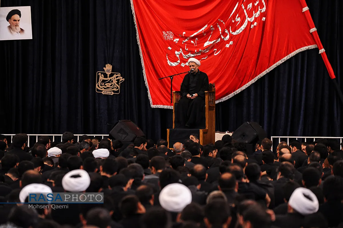مراسم عزاداری هیئت کف العباس (ع) قم