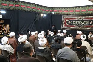 مراسم عزاداری اربعین حسینی در دفاتر مراجع تقلید برگزار شد