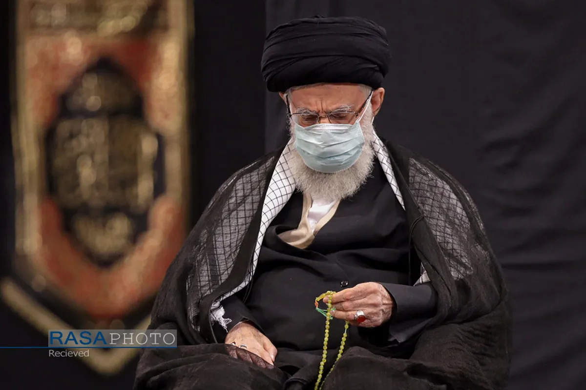 آخرین شب مراسم عزاداری حضرت اباعبدالله الحسین (علیه&zwnj;السلام) با حضور رهبر انقلاب
