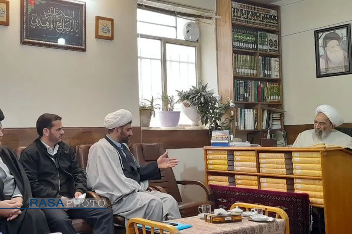 دیدار مدیرعامل خبرگزاری رسا با آیت&zwnj;الله اشرفی شاهرودی
