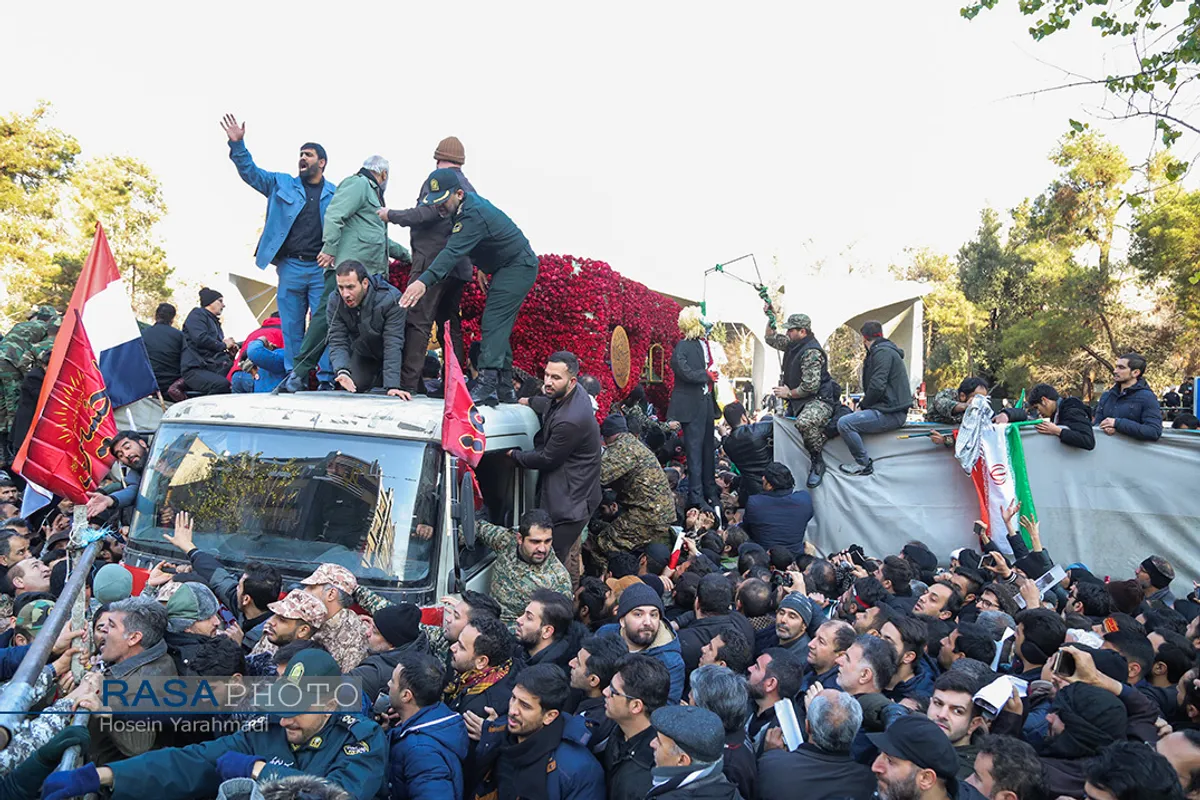 تشییع باشکوه سپهبد شهید حاج قاسم سلیمانی در تهران