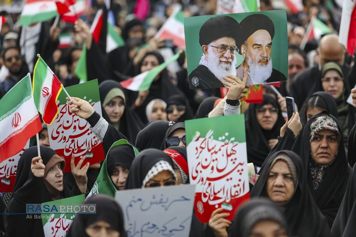 خلق حماسه ای دیگر در راهپیمایی یوم الله ۲۲ بهمن ۱۴۰۴