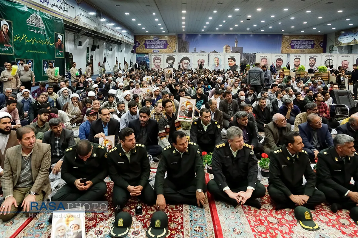 مراسم اولین&zwnj; سالگرد&zwnj; شهدای&zwnj; روحانی حرم&zwnj; مطهر&zwnj; رضوی