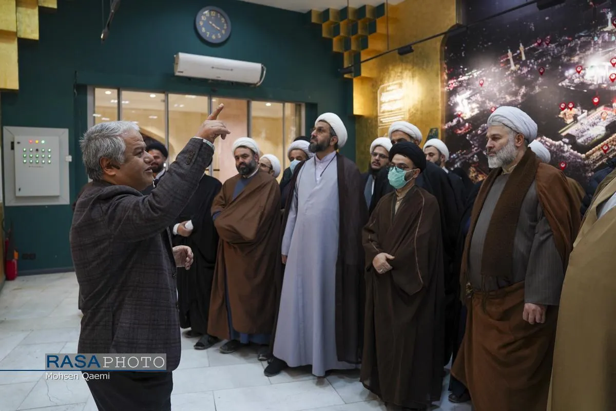 بازدید جمعی از اعضای خبرگزاری رسا و فضلاء استان مازندران از فعالیت&zwnj;های آستان قدس رضوی