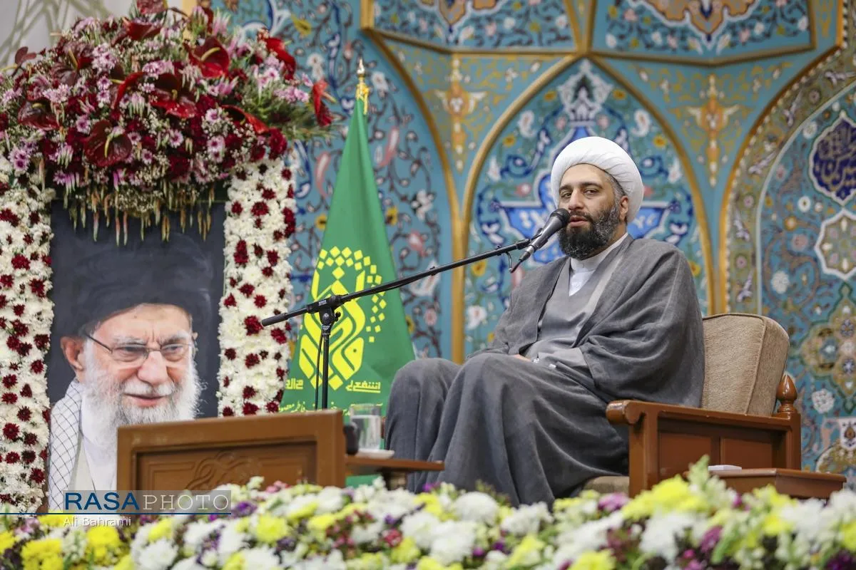 مراسم بزرگداشت چهلم شهیدان لاریجانی
