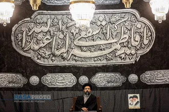آیین شمع گردانی و خطبه خوانی شام وفات حضرت معصومه (س)