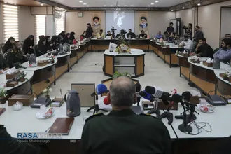 نشست خبری رئیس ستاد برگزاری مراسم تشییع امام شهید در استان قم