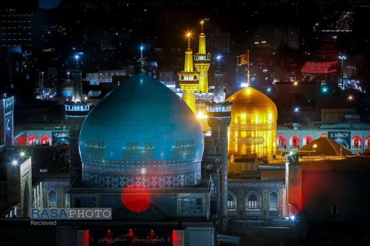 آیین خطبه&zwnj;خوانی شب شهادت امام رضا (ع) در حرم مطهر رضوی