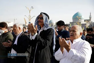 اقامه نماز عید سعید فطر در حرم حضرت امام رضا (علیه السلام)