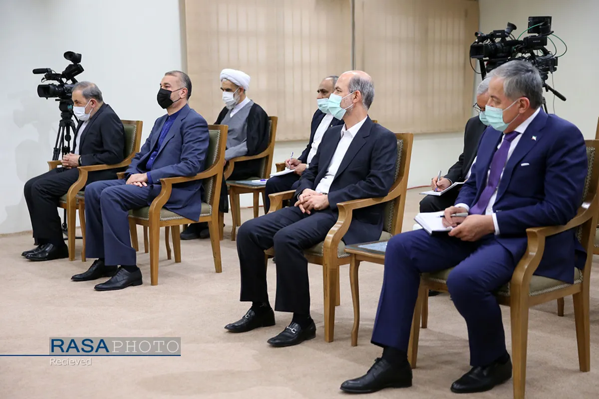 دیدار رئیس جمهور تاجیکستان و هیئت همراه با رهبر معظم انقلاب