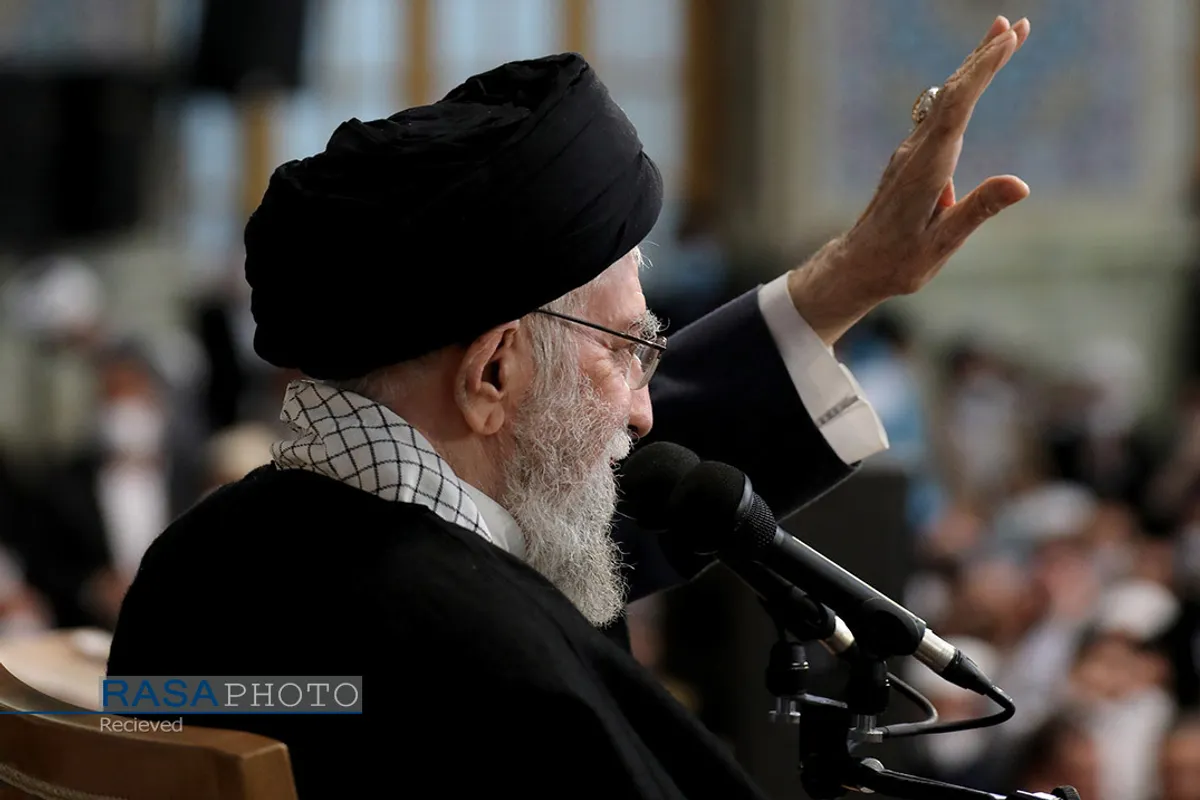 سخنرانی رهبر انقلاب در اجتماع عظیم زائران و مجاوران حرم مطهر رضوی (علیه&zwnj;السلام)