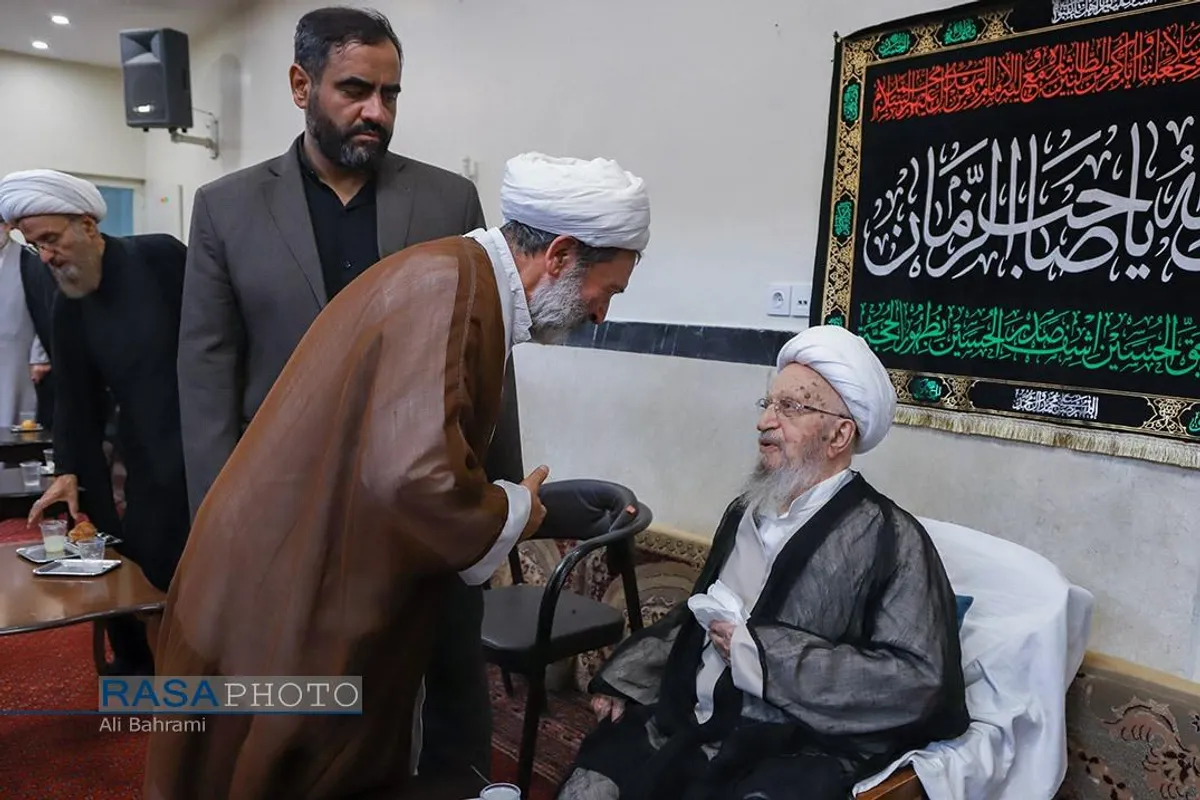 عزاداری روز شهادت حضرت امام حسن عسکری (ع) در بیوت مراجع تقلید
