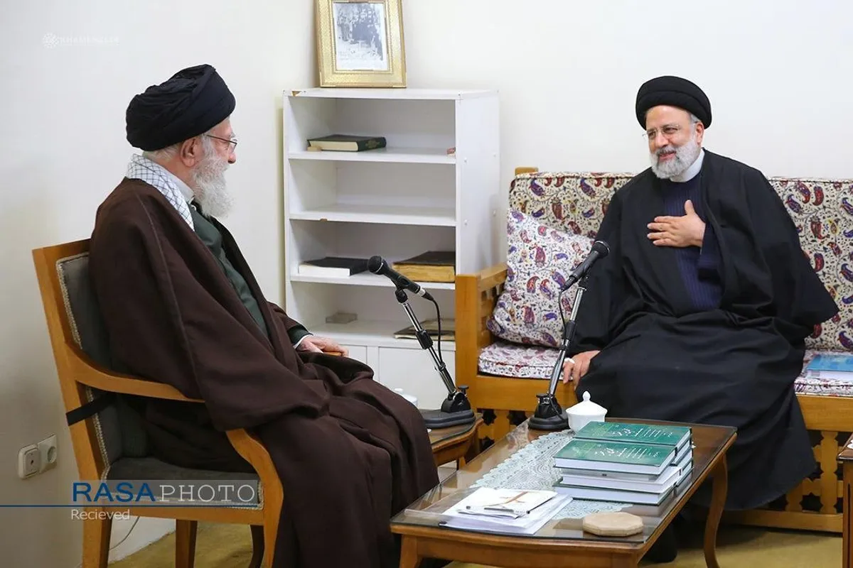 شهید آیت الله رئیسی در محضر بزرگان